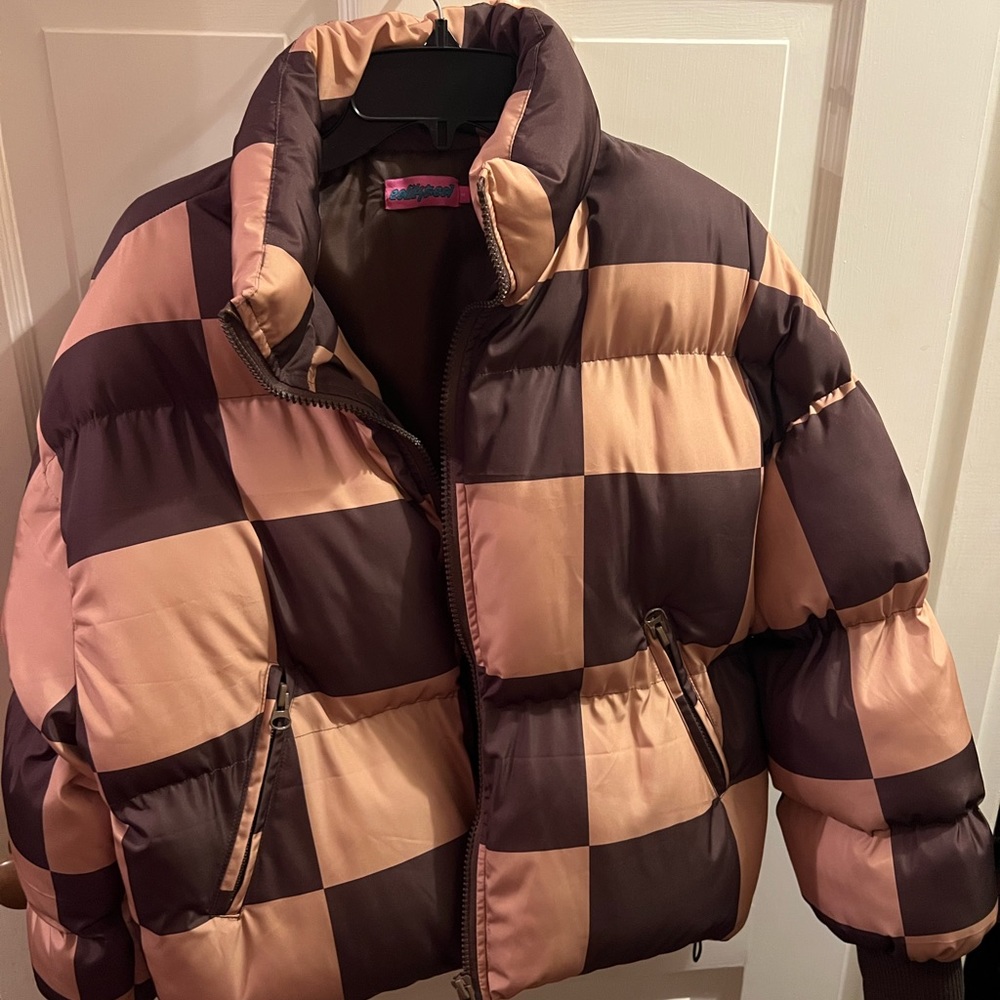 Edikted Cropped Oversized Puffer